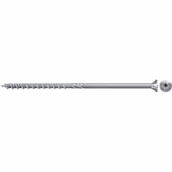Fischer 566313, Vite, Acciaio zincato, Legno, Zinco, Filettatura parziale, Testa svasata