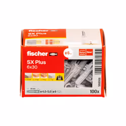 Fischer 568006 ancoraggio a vite e tassello 100 pz Tassello di espansione 30 mm - Vista aggiuntiva 4