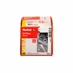 Fischer 568008 ancoraggio a vite e tassello 100 pz Tassello di espansione 40 mm - Vista aggiuntiva 4