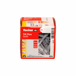 Fischer 568106 ancoraggio a vite e tassello 100 pz Tassello di espansione 50 mm - Vista aggiuntiva 4