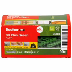 Fischer 567806 ancoraggio a vite e tassello 90 pz - Vista aggiuntiva 4