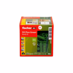 Fischer 567814 ancoraggio a vite e tassello 45 pz Kit di viti e tasselli a muro 40 mm - Vista aggiuntiva 4