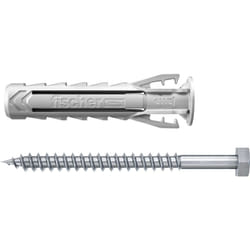 Fischer 567829 ancoraggio a vite e tassello 3 pz Kit di viti e tasselli a muro 60 mm