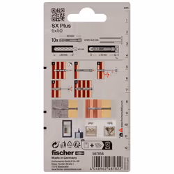 Fischer 567856 ancoraggio a vite e tassello 10 pz - Vista aggiuntiva 3
