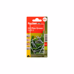 Fischer 567859 ancoraggio a vite e tassello 20 pz Kit di viti e tasselli a muro 25 mm - Vista aggiuntiva 2