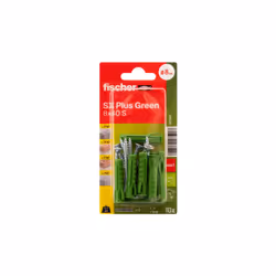 Fischer 567864 ancoraggio a vite e tassello 10 pz Kit di viti e tasselli a muro 40 mm