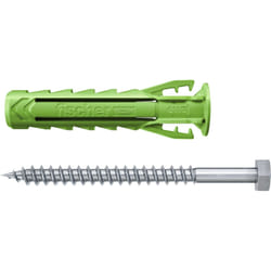 Fischer 567869 ancoraggio a vite e tassello 3 pz Kit di viti e tasselli a muro