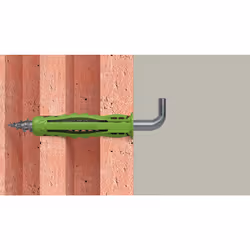 Fischer 567871 ancoraggio a vite e tassello 8 pz Kit di gancio a vite e tasselli a muro - Vista aggiuntiva 5