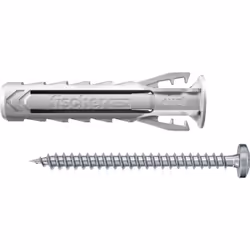 Fischer 567935, Kit di viti e tasselli a muro, Calcestruzzo aerato autoclavato, Mattone, Cemento, Pannello in fibra di gesso, ...