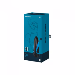 Satisfyer Men One Nero, Blu Acrilonitrile butadiene stirene (ABS), Silicone - Vista aggiuntiva 4