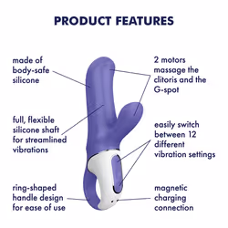 Satisfyer Magic Bunny Vibratore a coniglio Ambidestro - Vista aggiuntiva 6