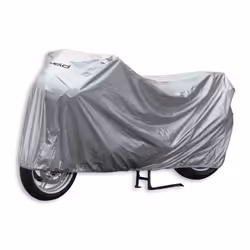 Held 9010 Cover Copertura resistente freddo del motociclo, argento, dimensione M per uomo