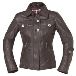 Held Shina Giacca da donna in pelle, marrone, dimensione 42 per donne