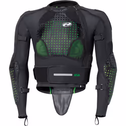 Held Kendo Giacca protettiva da donna, nero-verde, dimensione XL per donne
