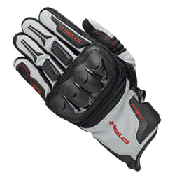 Held Sambia Guanti da moto, nero-grigio-rosso, dimensione M per uomo