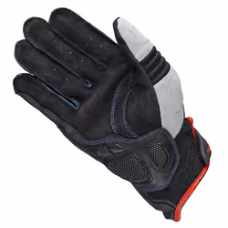 Held Sambia Guanti da moto, nero-grigio-rosso, dimensione M per uomo