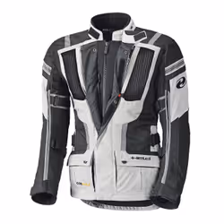 Held Hakuna II impermeabile Motocycle Giacca in tessuto, nero-grigio, dimensione S per uomo