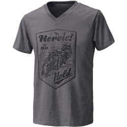 Held Be Heroic Maglietta, grigio, dimensione M per uomo