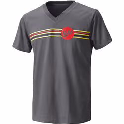 Held Be Heroic Maglietta, grigio-rosso, dimensione L per uomo