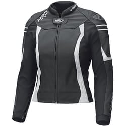 Held Street 3.0 Giacca in pelle da moto da donna, nero-bianco, dimensione M per donne