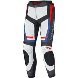 Held Rocket 3.0 Pantaloni in pelle moto, bianco-rosso-blu, dimensione 62 per uomo
