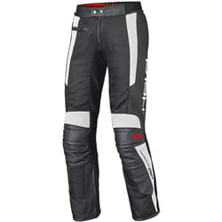 Held Takano II Pantaloni in pelle moto, nero-bianco, dimensione 46 48 per uomo