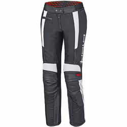Held Takano II Pantaloni di pelle moto da donna, nero-bianco, dimensione 40 per donne