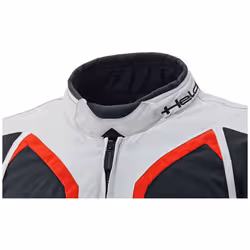 Held Zelda Giacca tessile moto, grigio-rosso, dimensione L per uomo