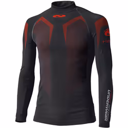 Held 3D Skin Warm Top Maglia funzionale, nero-rosso, dimensione XL per uomo