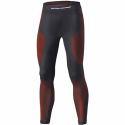 Held 3D Skin Warm Base Intimo funzionale, nero-rosso, dimensione L per uomo