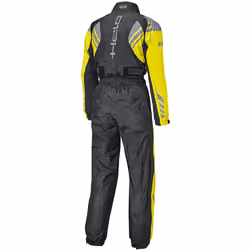Held Flood Tuta antipioggia 1 pezzo, nero-giallo, dimensione XL per uomo