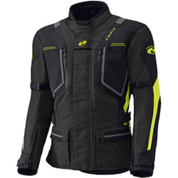 Held Zorro impermeabile Motocycle Giacca in tessuto, nero-giallo, dimensione M per uomo