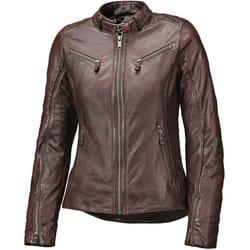 Held Sabira Giubbotto moto in pelle donna, marrone, dimensione 42 per donne