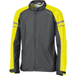 Held Rainstretch Giacca antipioggia, nero-giallo, dimensione 5XL per uomo