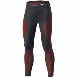Held 3D Skin Warm Base Pantaloni funzionali per le donne, nero-rosso, dimensione M