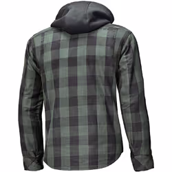 Held Lumberjack II Giacca tessile motociclistica, nero-verde, dimensione L per uomo