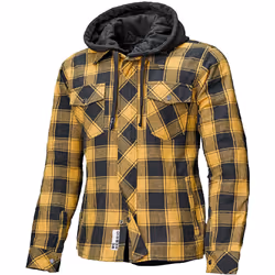 Held Lumberjack II Giacca tessile motociclistica, nero-giallo, dimensione XL per uomo