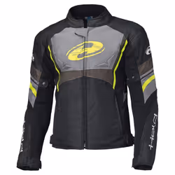Held Baxley Top impermeabile Giacca tessile moto, nero-giallo, dimensione XL per uomo