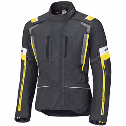 Held 4-Touring II impermeabile Giacca tessile moto, nero-giallo, dimensione M per uomo