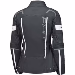 Held 4-Touring II impermeabile Giacca tessile moto da donna, nero-bianco, dimensione XS per donne
