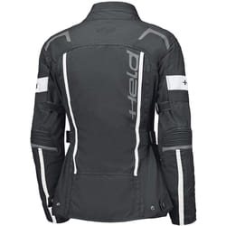 Held 4-Touring II impermeabile Giacca tessile moto da donna, nero-bianco, dimensione XS per donne