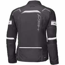 Held Tourino Top impermeabile Giacca tessile moto per bambini, nero-grigio, dimensione XS 140
