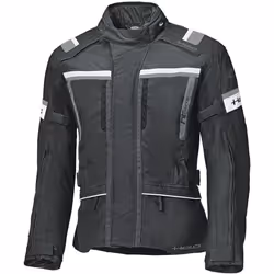 Held Tourino Top impermeabile Giacca tessile moto, nero-grigio, dimensione XL per uomo