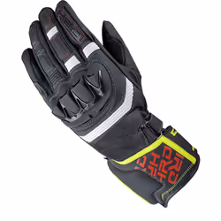 Held Revel 3.0 Guanti Moto, nero-bianco-rosso, dimensione L per uomo