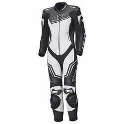 Held Slade II Tuta in pelle moto da donna in 1 pezzo, nero-bianco, dimensione 38 per donne