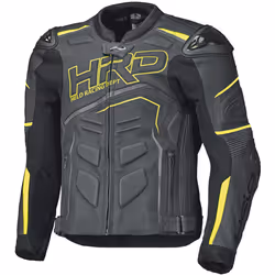Held Safer II Giubbotto moto in pelle, nero-giallo, dimensione 52 per uomo - Vista aggiuntiva 2