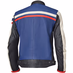 Held Midway Giacca in pelle moto, bianco-rosso-blu, dimensione 58 per uomo - Vista aggiuntiva 3
