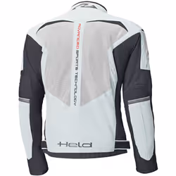 Held Sonic II Giacca tessile moto da donna, nero-grigio, dimensione XL per donne