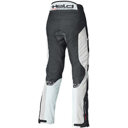 Held Vento II Pantaloni tessili moto in rete, nero-grigio, dimensione L per uomo