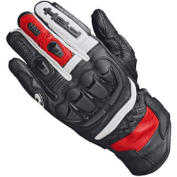 Held Misawa Guanto da motociclo, nero-bianco-rosso, dimensione 2XL per uomo